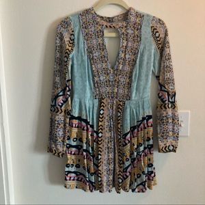 Free People Tunic/Mini Dress with Pockets